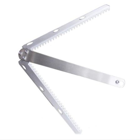 Vandklipper til søer damme strande vand græs anker kniv savtakket plæneklipper fiskegrej forsyninger sølv