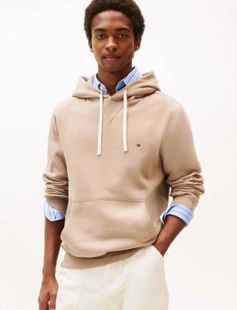 Tommy Hilfiger Ess Seasonal Fleece Hoody - Beige - M
