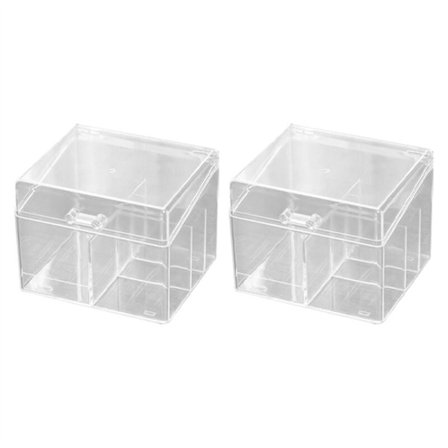 Postkort klistermærke opbevaringsboks gennemsigtig emballageboks rektangulær holdbar støvtæt opbevaringsboks kortarrangør