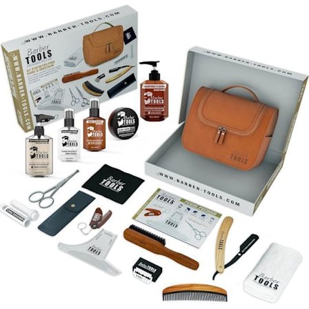 Gaveæske (14 PRODUKTER) til pleje og behandling af skæg med Barberpleje | Kosmetik