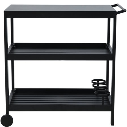 Mareld Udekøkken sidebord med hjul 92,5 x 54 cm - Sort | KitchenOne