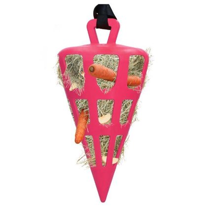 Fun and Flex Slowfeeder til Hest, Rosa - 22cm