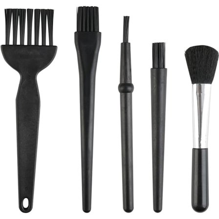 ING-näppäimistön puhdistussarja, 5-osainen sarja, puhdistussarja, näppäimistön puhdistusaine, näppäimistö, näppäimistön puhdistus, musta