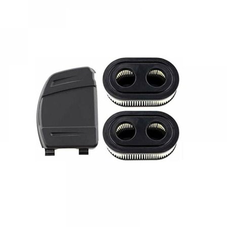 Sett med 2 luftfiltre med luftrenserlokk for Briggs & Stratton 550E - 575EX - 575IS - 625EXI - 650EXI - 675EXI - 675IS motorer ...