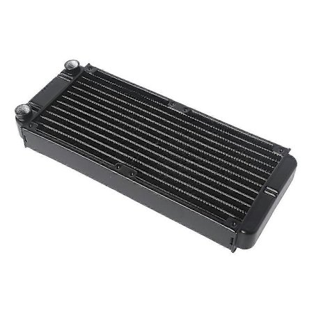 Vattenkylning Dator Radiator 12 Rör Aluminium Värmeväxlare Vätskekylning