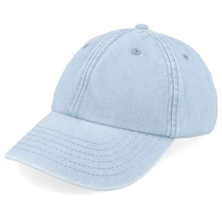 Beechfield - Blå unconstructed Keps - Kids Vintage Washed Light Blue Dad Cap @ Hatstore