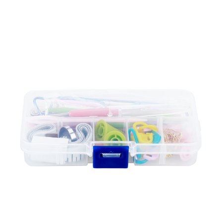 56 stk Heklenåler Strikkepinner Sett Målebånd Stingholdere Oppbevaringsveske Sett