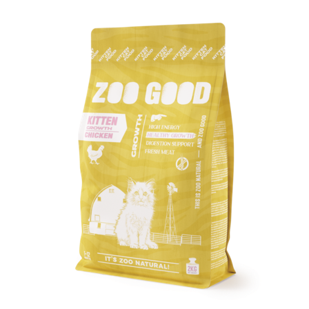 ZOO GOOD - Kattunge - Kornfri kylling 2 kg - Katt - Kattefôr & kattemat - Tørrfôr for katt - ZOO.no