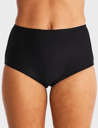 Abecita Portofino High Waist Bikini Briefs - Black - 46