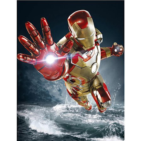 30x40cm Voksne Børn 5D DIY Diamantmaleri Sæt - Iron Man, A