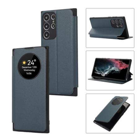 Samsung Galaxy S23 Ultra - Stilrent Smartfodral Kortfack Grön