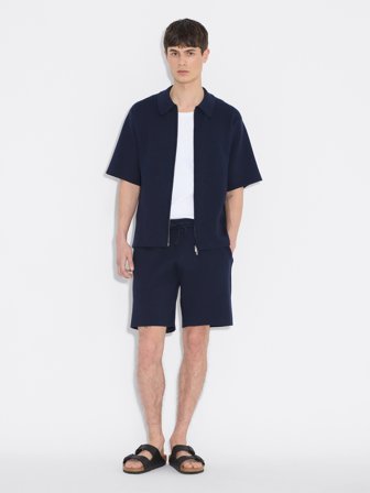 Holzweiler Summer Cashmere-Blend Shorts - Navy - Men's - XL