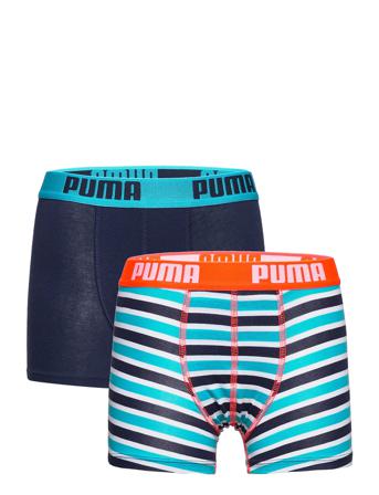 Puma Boys Basic Boxer Printed Strip Night & Underwear Underwear Underpants Multi/mønstret PUMA