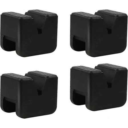 Stk. Bil Donkraft Gummipude 634550mm til Trolley Donkraft Universal Gummipude til Biler/SUVer Robust og Praktisk