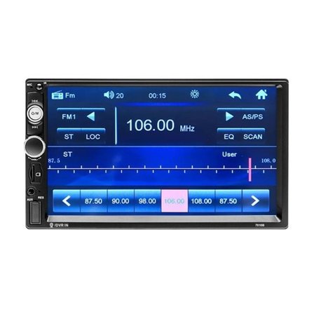 Podofo Multimediaenhet med 7" Touchskärm till bil