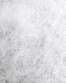 Lanka Brushed Alpaca 50 g Harmaa/valkoinen