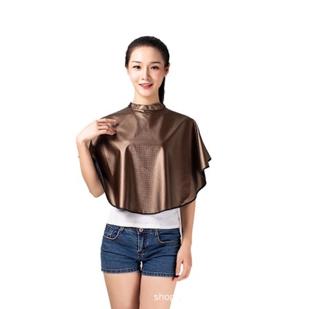 1 stk. frisørkappe, forstørret frisørpude, dy