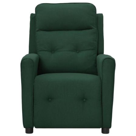 Vidaxl Reclinerfåtölj Mörkgrön Tyg Grön