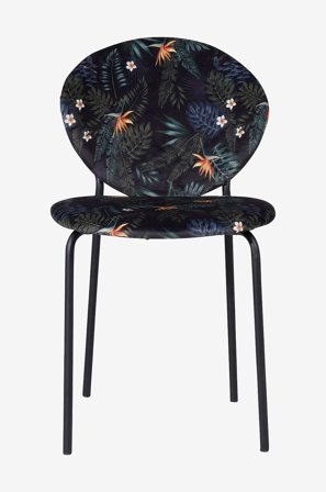 Venture Home - Spisebordsstol Vault Stof, 2-pak - Sort - Stole - Fra Homeroom