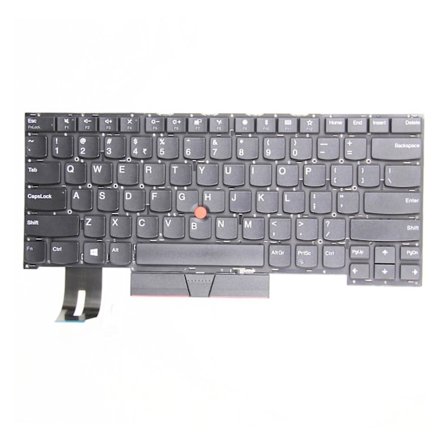 Nytt amerikansk svart engelsk tastatur for bærbar PC for Thinkpad T490s T495s