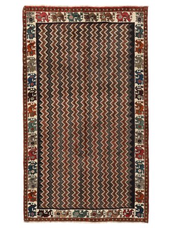 Qashqai Rug Oriental Black/Brown (Wool, Persia)