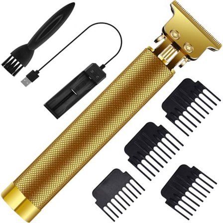 Winnieindustries Hårklippere for Menn, Klippere for Hårklipp, Trådløs Barber Hår Trimmer, Elektrisk T-Blad Pleiesett for Hår