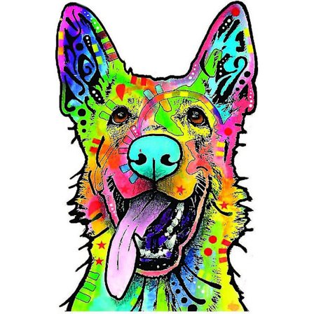 Nyt det! Tyske Schäferhund-klistremerker for bil, 2-pakning, utendørs vinylklistremerker for vinduer, støtfangere, bærbare datamaskiner eller håndverk