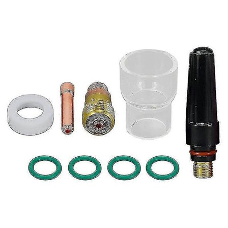 Tig Stubby Gas Collet 17gl332 12 13/16 tum Tig Gas Isolator För Wp 17 18 26 Tig Svets -Yx