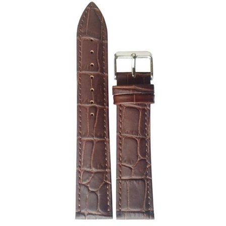 Vadderat krokoband 12/14/16/18/20/22/24 mm