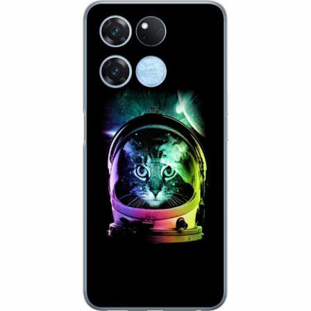 Oneplus Ace Racing Genomskinligt Skal Space Cat