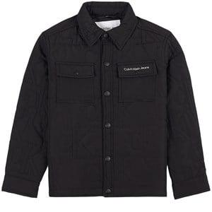 Kids - Calvin Klein Jeans Branded Quilted Jacket Black 14 Years - Coats and jackets - 14 years - Black