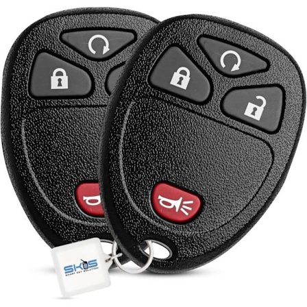 Nyckelbricka Ersättning Passar Chevy Silverado Avalanche Equinox Express Traverse GMC Yukon Sierra 1500 2500 3500 HD Acadia Savana B