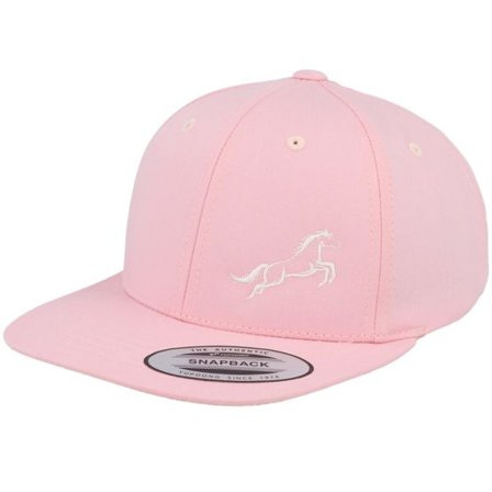 Kiddo Cap - Rosa snapback Keps - Kids Horse Jumping Pink Snapback @ Hatstore