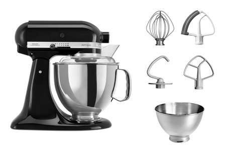 KitchenAid Artisan 5KSM175PSEOB - kjøkkenmaskin - 300 W - onykssvart