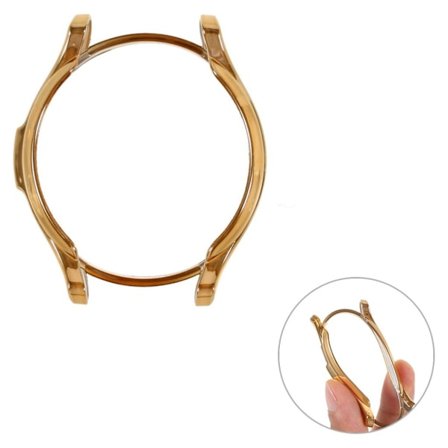 Samsung Galaxy Watch 4 Classic (42mm) galvaniserat TPU-skal - Guld