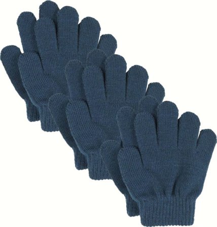 Lindberg Åsbro Magic Glove 3-Pack everyday gloves Blue 5-8 years