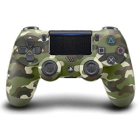 4 Trådløs controller til PlayStation 4 - Grøn camouflage (Renoveret)