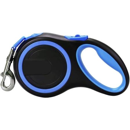 Hunderetrakkbar kobbel 5m/16FT blyforlengbar sterk tung nylon medium valpeleie forlengelseskobbel anti-skli flexikjede kjæledyr