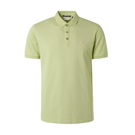 No Excess Polo Pique Garment Dyed Respo , Groen , Heren , Maat: L