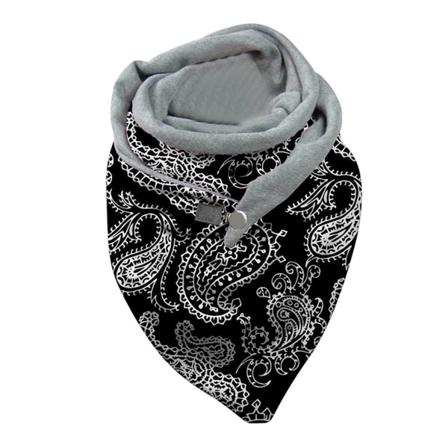Dam Scarves Jul Vinter Retro Design Scarf Wraps Kvinnor Knapp Mjuk Wrap Casual 11