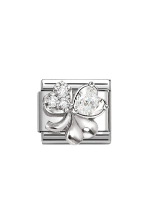 Symbols 925 Sterling Silver Rich White Clover