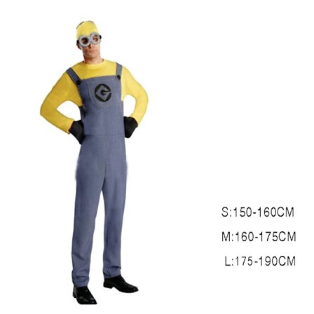 Anime Minion Full Family Cosplay Kostyme Gutt Jente Kjole Jumpsuits Menn Y