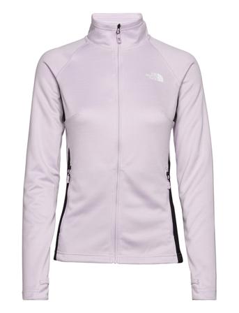 W Ao Midlyr Fz Sweat-shirts & Hoodies Fleeces & Midlayers Lila The North Face