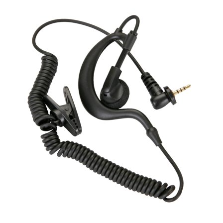 Lafayette In-Ear Earphone Earhook tillbehör jaktradio Black OneSize
