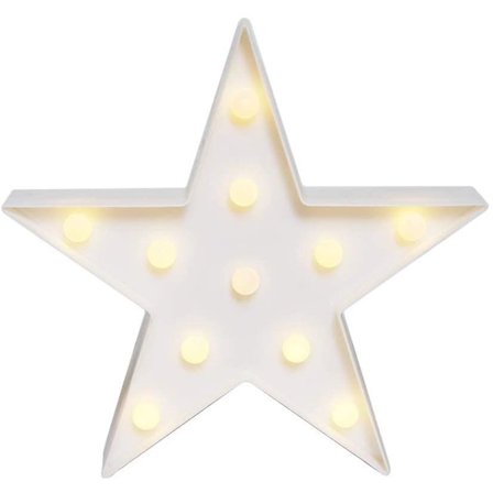 Ihana tähtiparistokäyttöinen LED-yövalo vauvoille. Lapsille. Pinnasänkyyn. Syntymäpäiväjuhliin