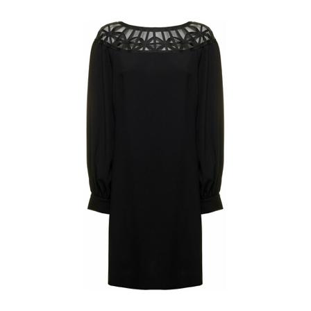 Alberta Ferretti Midi Kjole Sort, Dame