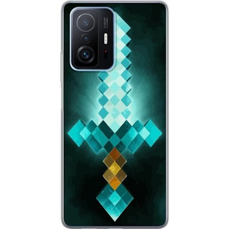 Kompatibelt Mobilskal till Xiaomi Xiaomi 11T Pro Minecraft svärd