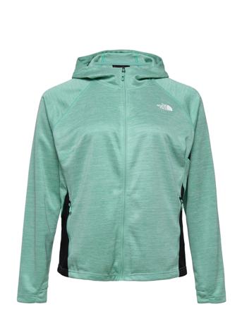 W Ao Plus Mid Fz Hd Sweat-shirt Genser Grønn The North Face