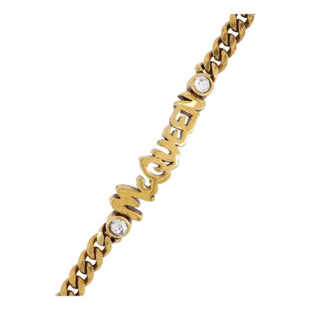 Alexander McQueen Bracelets , Geel , Dames , Maat: ONE Size Armbanden