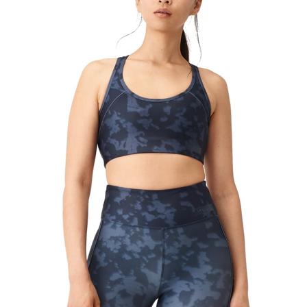 Röhnisch Printed Piping Sportsbra Women undergarment Blue L